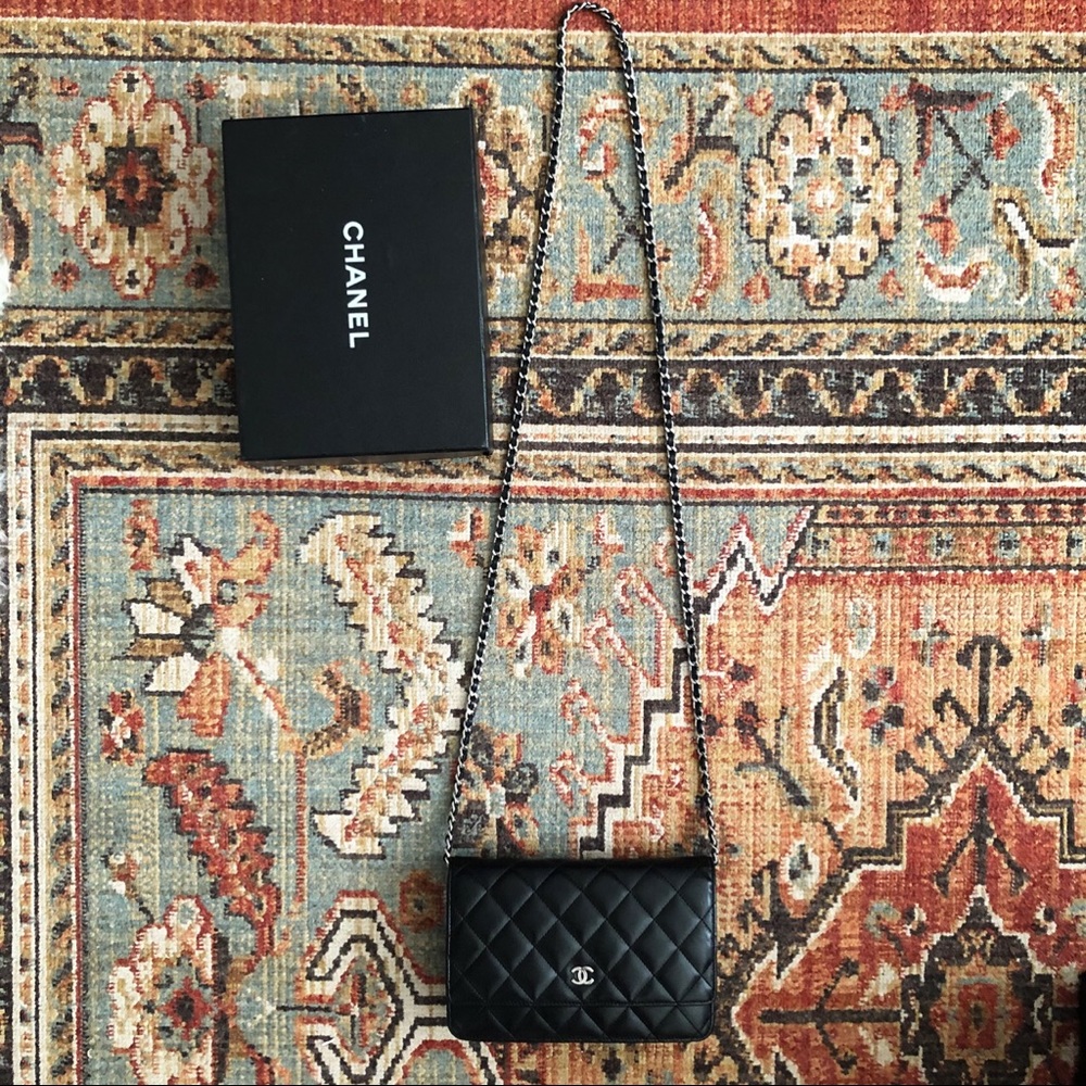 SOLD***Chanel Classic WOC Wallet on Chain Flap Bag - Picture 7 of 12